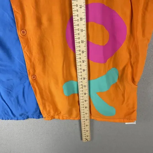 Disney Inside Out Joy Shirt Mens XXL 2XL Button Up Short Sleeve Lightweight - Picture 9 of 15